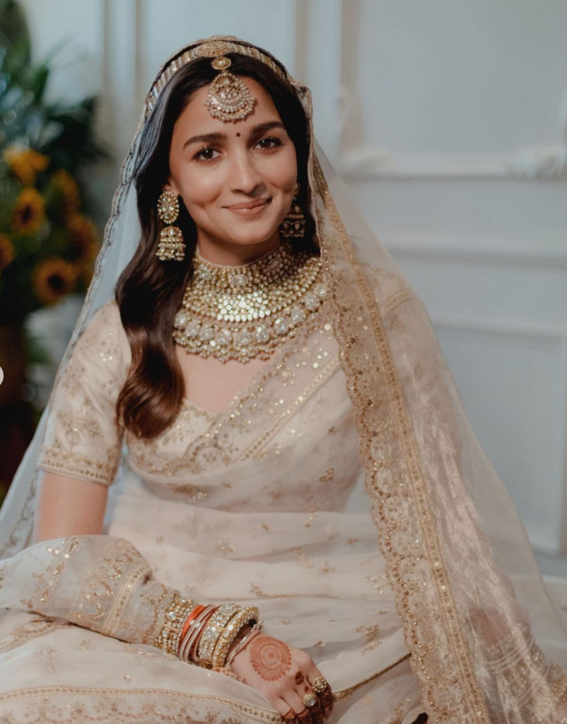 Alia Bhatt in Sabyasachi for her wedding