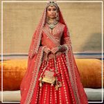 Sabyasachi Red Lehenga at Aashni + Co